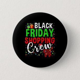Freitag Shopping Crew Weihnachten Lights Black Sho Button