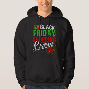 Freitag Shopping Crew Weihnachten Lights Black Sho Hoodie