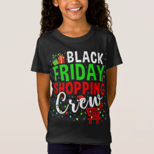 Freitag Shopping Crew Weihnachten Lights Black Sho T-Shirt