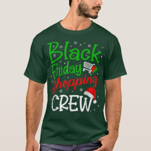 Freitag Shopping CrewChristmasBlack Shopping Famil T-Shirt
