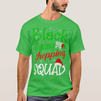 Freitag Shopping Squad Weihnachts Black Shopping F T-Shirt