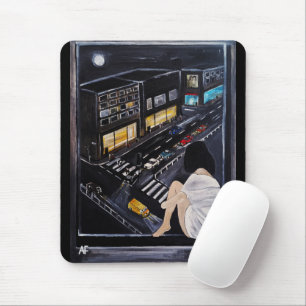Freitagabend-Malerei von Alfred Fox Mousepad