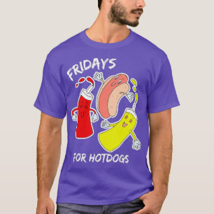 Freitags für Hotdogs coole Design mit lustigen T-Shirt
