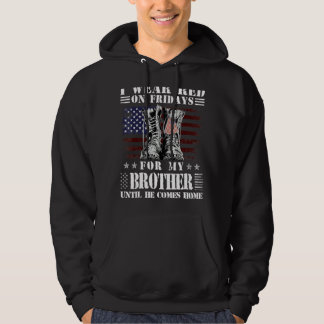 Freitags trage ich Rot für meinen Bruder, bis er k Hoodie