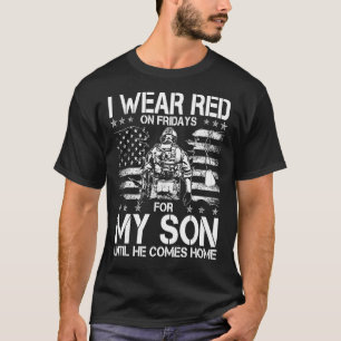 Freitags trage ich Rot für meinen Sohn, bis er kom T-Shirt