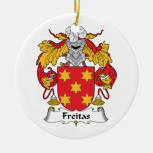 Freitas Familienwappen Keramikornament