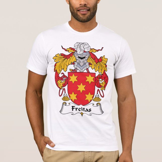 Freitas Familienwappen T-Shirt (Vorderseite)