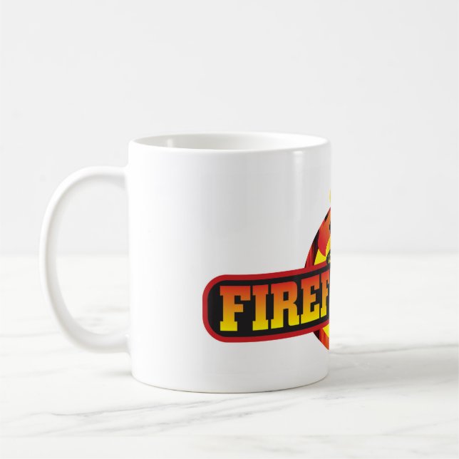 Freiwillige Feuerwehrkaffee-Tasse Kaffeetasse (Links)