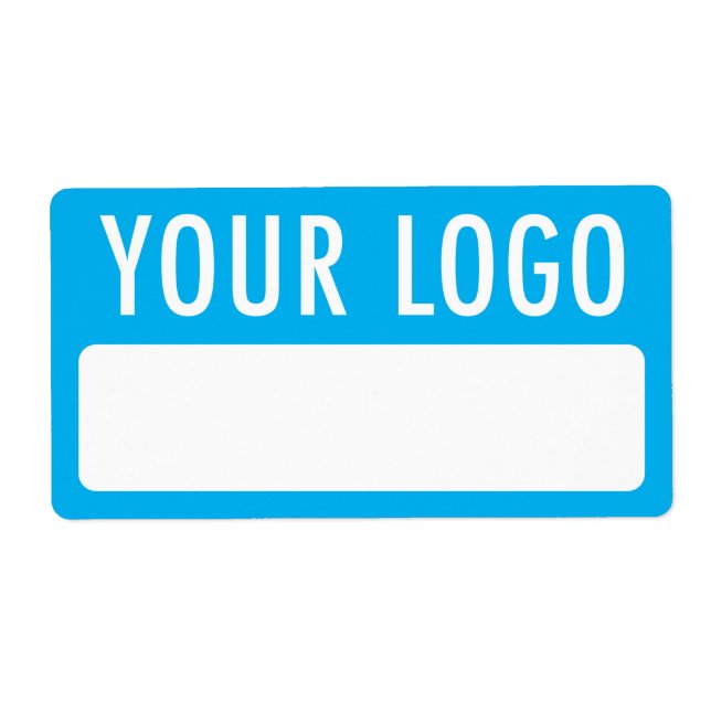 Freiwillige Namenskleber mit Logo schreiben auf Ab (Vorne)