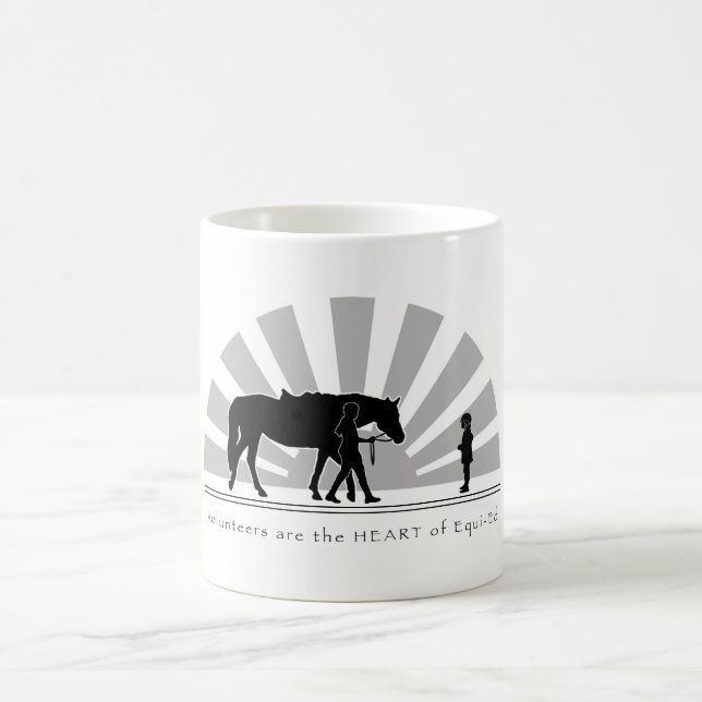 Freiwillige sind das HERZ von Equi-Ed: Tasse (Mittel)