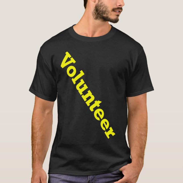 Freiwillige Stellenbesatzung Veranstaltung Uniform T-Shirt (Vorderseite)