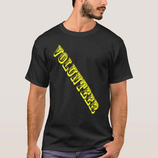Freiwillige Stellenbesatzung Veranstaltung Uniform T-Shirt (Vorderseite)