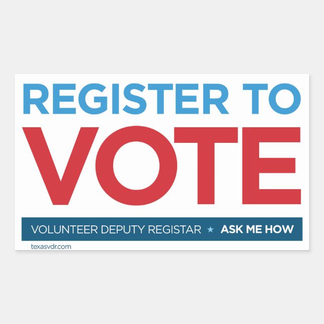 Freiwillige Stellvertretende Kanzlersticker Rechteckiger Aufkleber (Vorderseite)