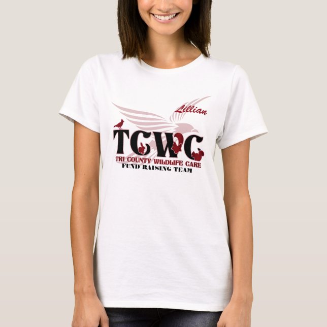 Freiwillige TCWC-Logos - Benutzerdefinierter Freiw T-Shirt (Vorderseite)
