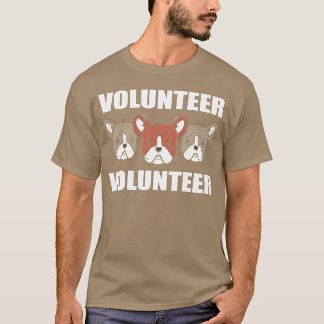 Freiwillige Tierretter Freunde T-Shirt (Vorderseite)
