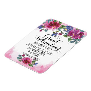 Freiwilliger Dank, Volunteer Wertschätzung Geschen Magnet