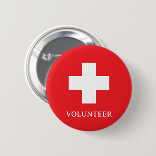 Freiwilliger & Erste Hilfe, Kreuz, Krankenwagen, A Button