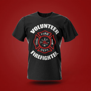Freiwilliger Feuerwehrmann-Abzeichen T-Shirt