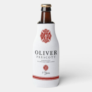 Freiwilliger Feuerwehrmann Malteser Kreuzsymbol Flaschenkühler