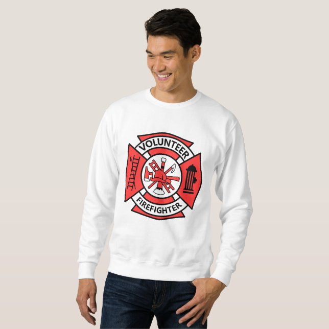 Freiwilliger Feuerwehrmann Sweatshirt (Vorne ganz)