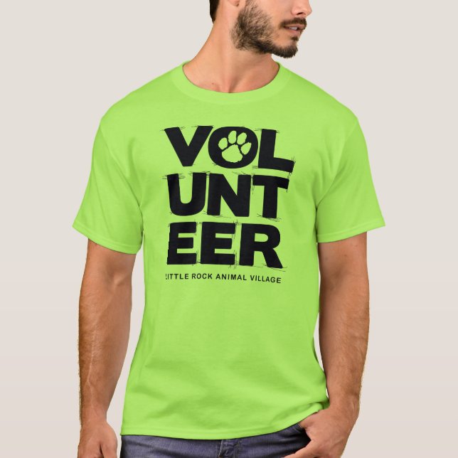 "Freiwilliger, LRAV" T - Shirt (Limones Grün) (Vorderseite)