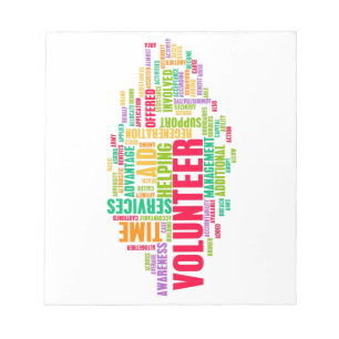 Freiwilliger Notizblock