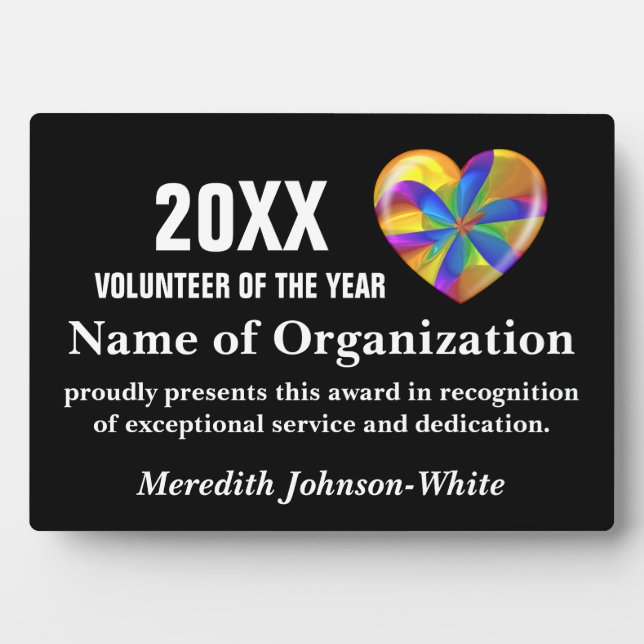 Freiwilliger Preis des Jahres Fotoplatte (Vorderseite)