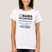 Freiwilliger T - Shirt Obama