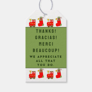 Freiwilliger Weihnachtsurlaub Geschenkanhänger