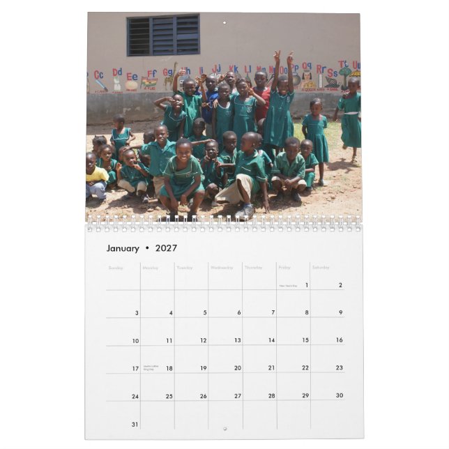 Freiwilliges Afrika Kalender (Jan 2027)