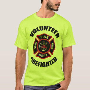 Freiwilliges Feuerwehrmann-Abzeichen T-Shirt