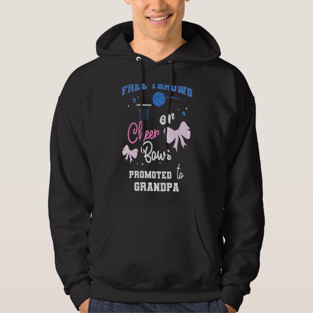 Freiwürfe der Männer oder Jubelbögen zum Opa beför Hoodie (Vorderseite)