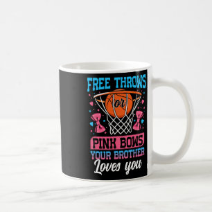 Freiwürfe oder rosa Schleifen Dein Bruder liebt di Kaffeetasse