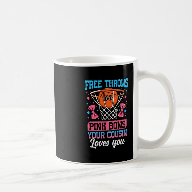 Freiwürfe oder rosa Schleifen Dein Cousin liebt di Kaffeetasse (Rechts)