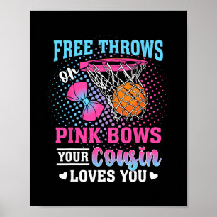 Freiwürfe oder rosa Schleifen Dein Cousin liebt di Poster