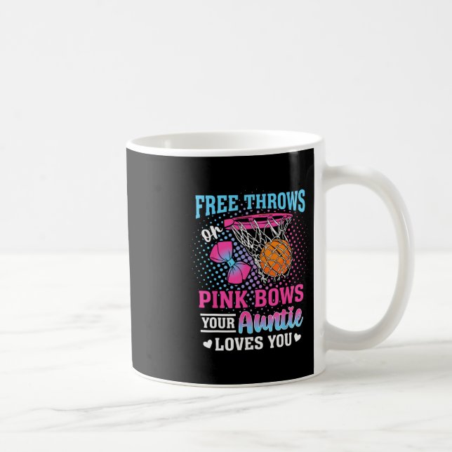 Freiwürfe oder rosa Schleifen Deine Tante liebt di Kaffeetasse (Rechts)