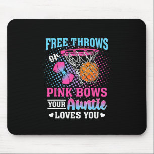 Freiwürfe oder rosa Schleifen Deine Tante liebt di Mousepad