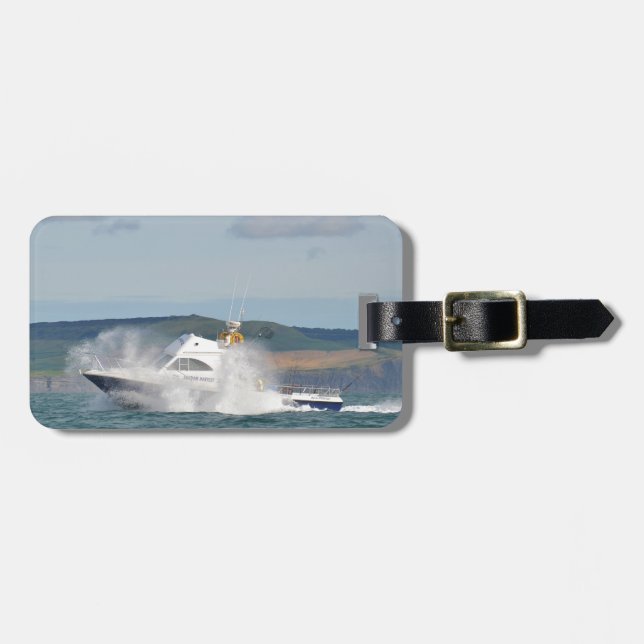 Freizeit-Fischerboot Gepäckanhänger (Vorderseite horizontal)