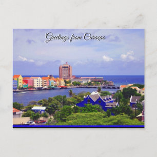 Freizeit von Willemstad Curacao auf der Postkarte