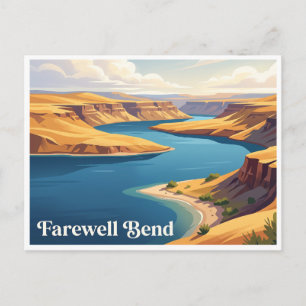 Freizeitgebiet Farewell Bend State Recreation Area Postkarte