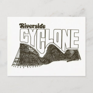 Freizeitpark an der Riverside (jetzt sechs Flaggen Postkarte