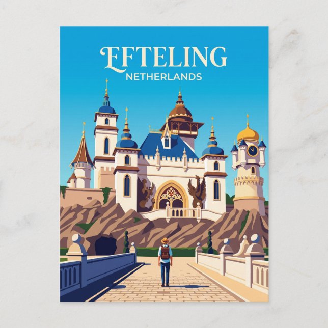 Freizeitpark Efteling Niederlande Postkarte (Vorderseite)