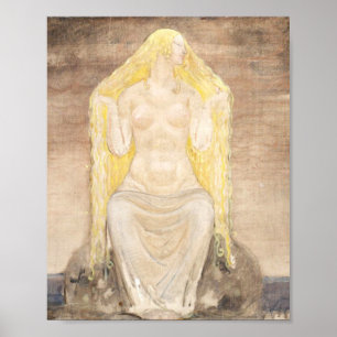 Freja 1905 von John Bauer Poster