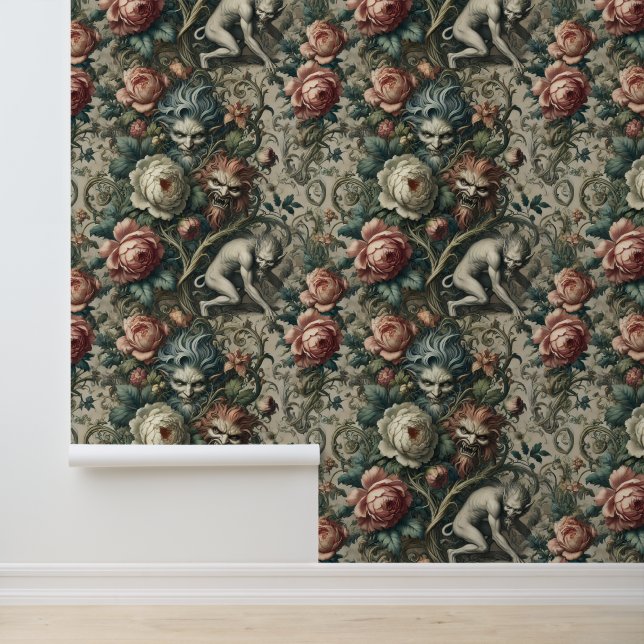 Fremde im Park at Night - Gotisch Viktorianisch Tapete (Anwendung)