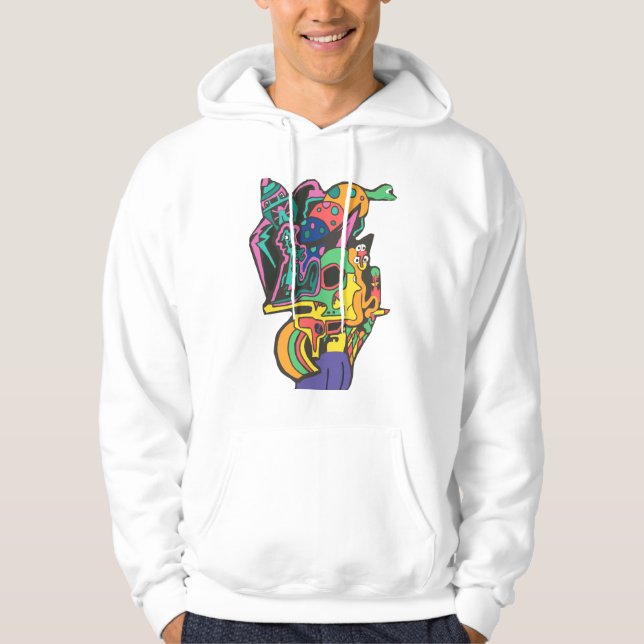 Fremde Nerf Pistole Hoodie (Vorderseite)
