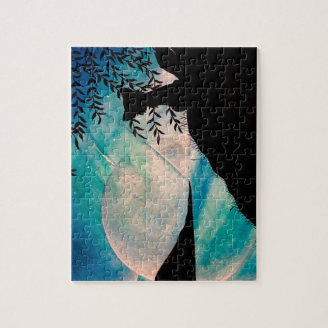 Fremder auf diesem Planetenpuzzlespiel Puzzle (Vertikal)