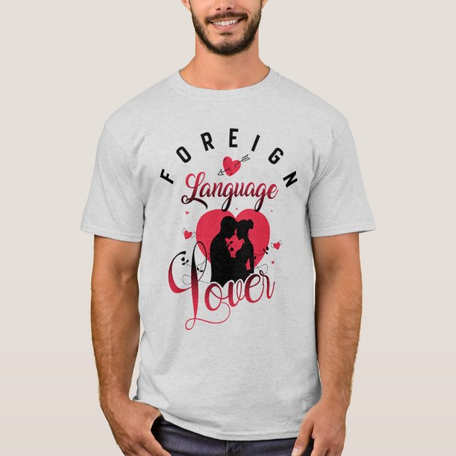 Fremdsprachenerwerb T-Shirt (Vorderseite)