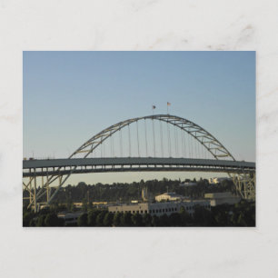 Fremont Bridge Postkarte