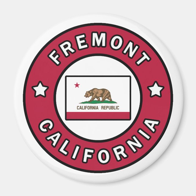 Fremont California Magnet (Vorne)