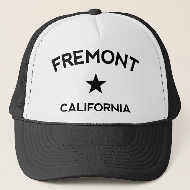 Fremont California Trucker Cap Truckerkappe (Vorderseite)